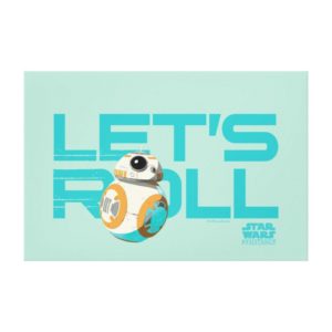BB-8 | Let's Roll Canvas Print