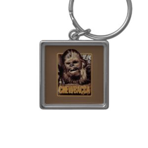 Chewbacca Badge Keychain