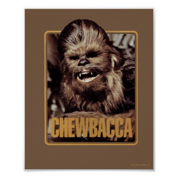 Chewbacca Badge Poster
