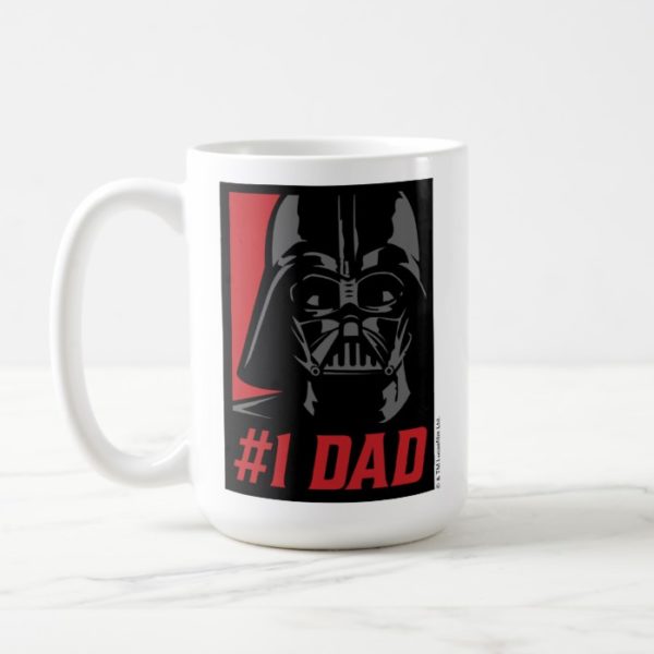 Darth Vader #1 Dad Stencil Portrait Coffee Mug