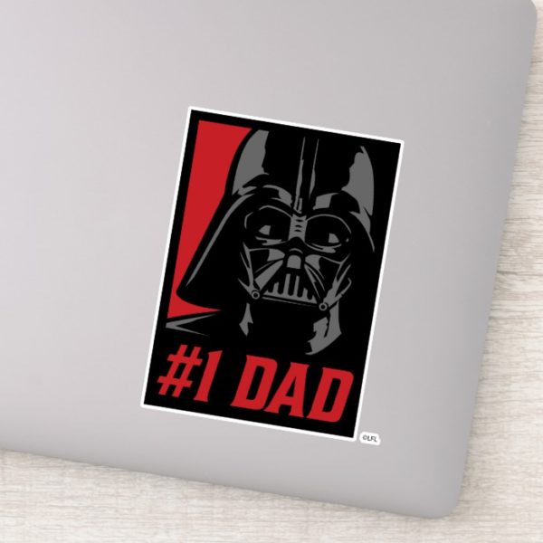 Darth Vader #1 Dad Stencil Portrait Sticker