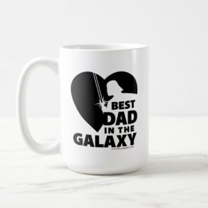 Darth Vader "Best Dad" Heart Silhouette Coffee Mug