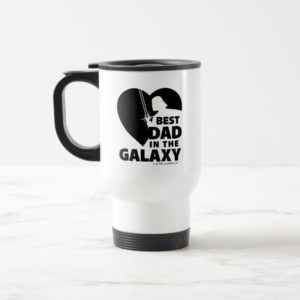 Darth Vader "Best Dad" Heart Silhouette Travel Mug