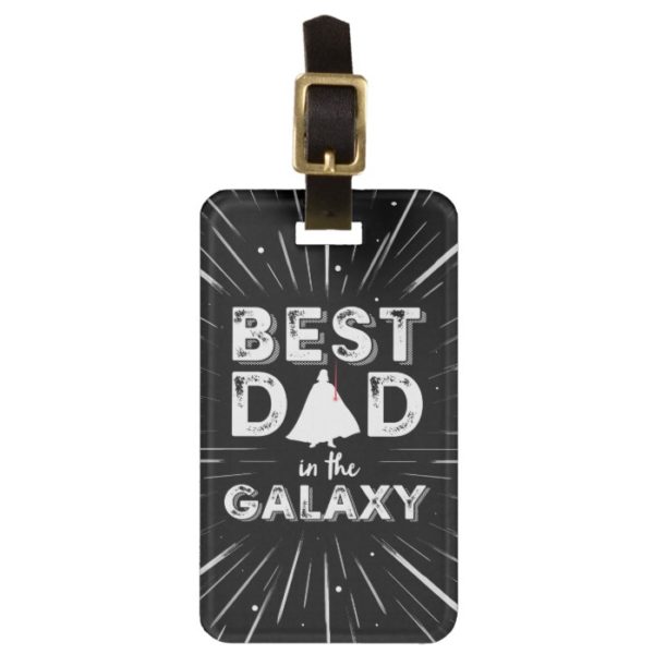 Darth Vader "Best Dad in the Galaxy" Bag Tag
