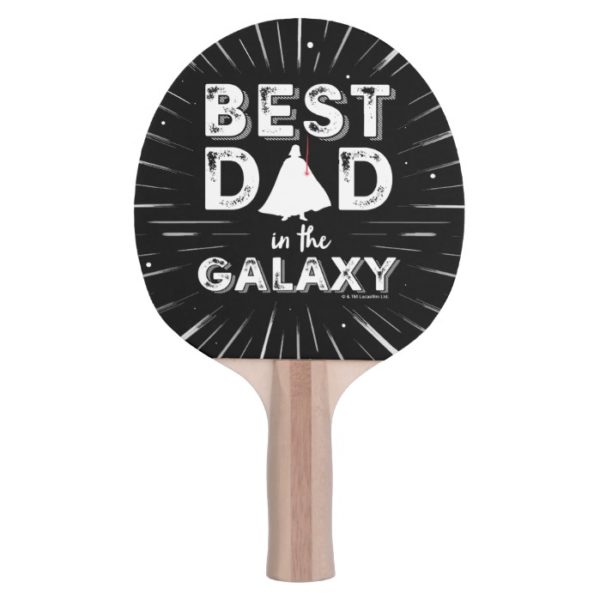 Darth Vader "Best Dad in the Galaxy" Ping Pong Paddle
