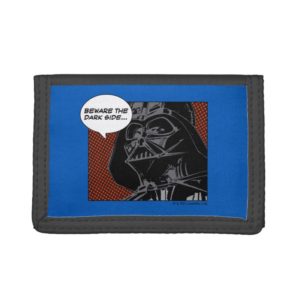 Darth Vader Comic "Beware The Dark Side" Trifold Wallet