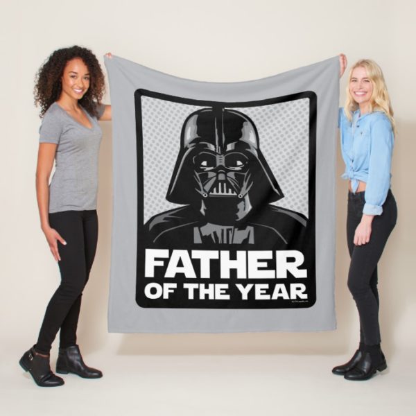 Darth Vader Comic | Father of the Year Fleece Blanket