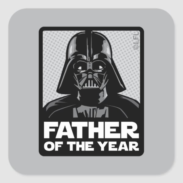 Darth Vader Comic | Father of the Year Square Sticker