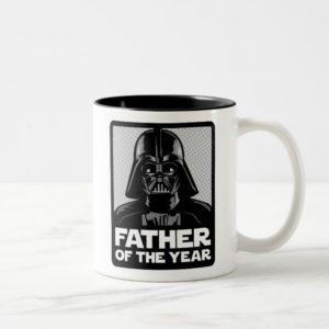 Darth Vader Comic | Father of the Year Two-Tone Coffee Mug