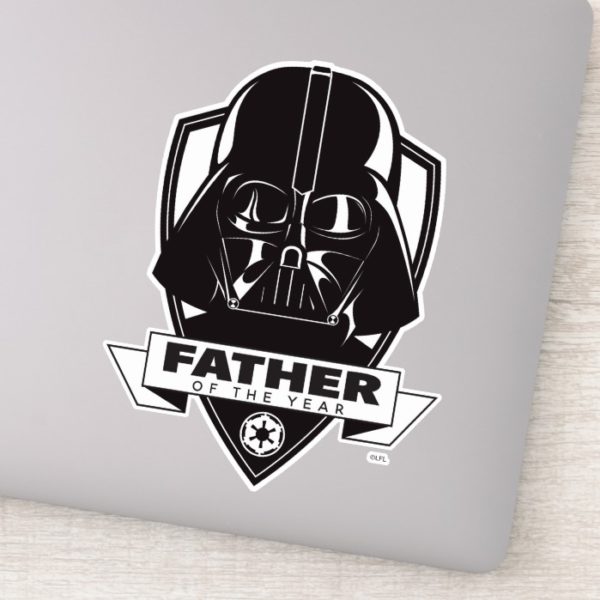 Darth Vader "Father of the Year" Crest Sticker
