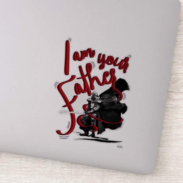 Darth Vader "I Am Your Father" Illustration Sticker