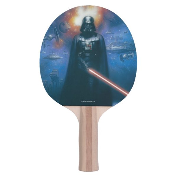 Darth Vader Imperial Forces Illustration Ping Pong Paddle