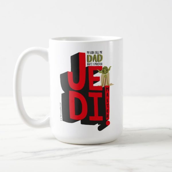 Father's Day | "Jedi Master" Yoda Graphic Coffee Mug