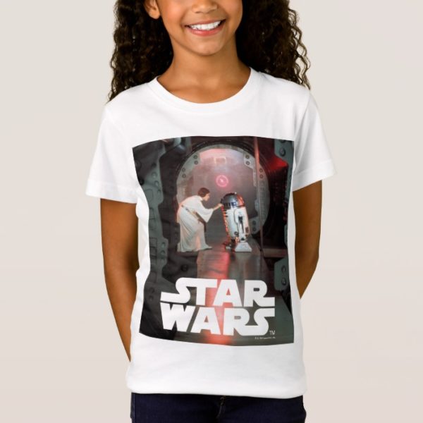 Leia and R2-D2 Secret Message Scene T-Shirt