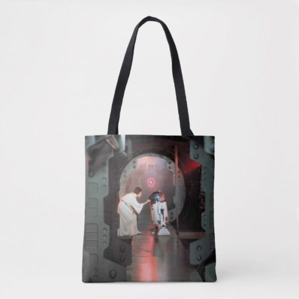 Leia and R2-D2 Secret Message Scene Tote Bag