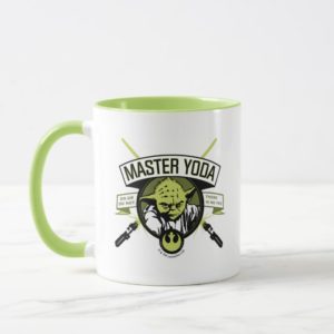 Master Yoda Lightsaber Badge Mug