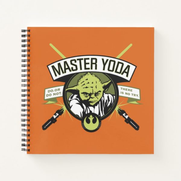 Master Yoda Lightsaber Badge Notebook