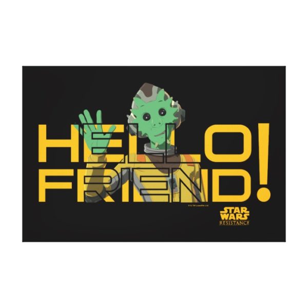 Neeku Vozo | Hello Friend! Canvas Print