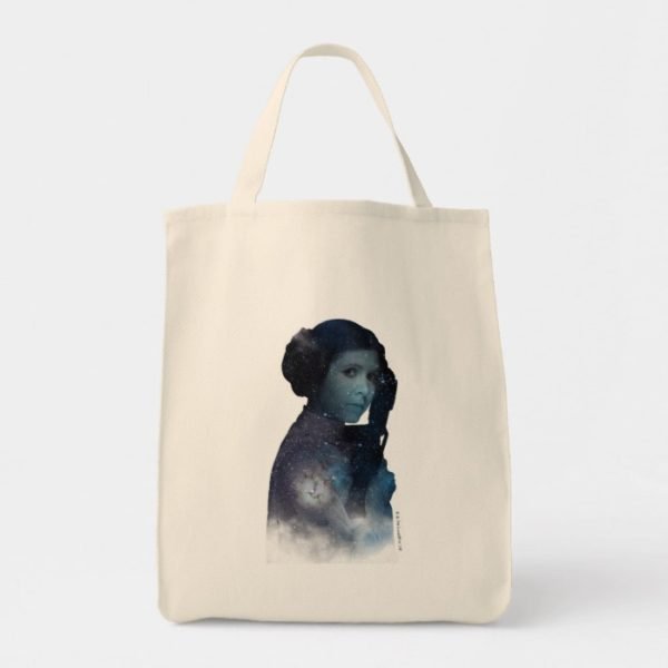 Princess Leia | Space Silhouette Tote Bag