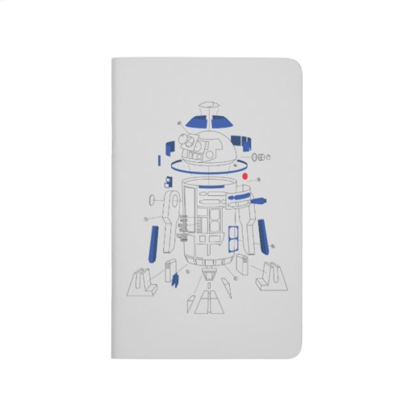 R2-D2 Exploded View Drawing Journal