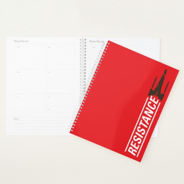 Resistance X-Wing Typography Planner