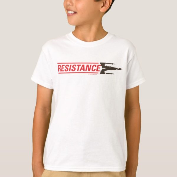 Resistance X-Wing Typography T-Shirt