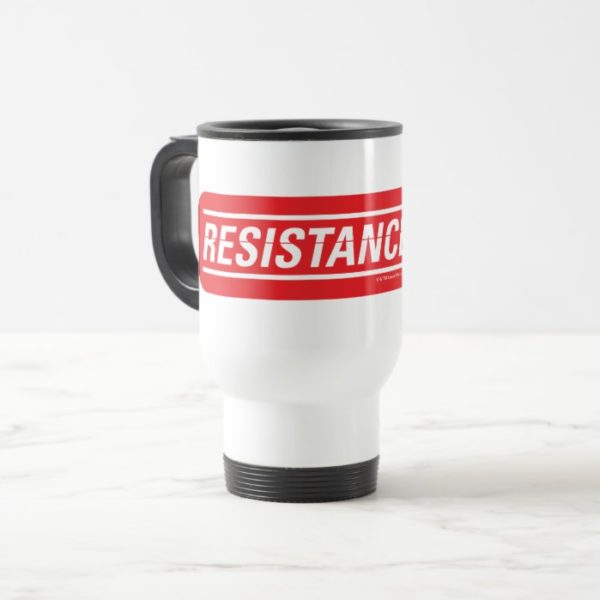 Resistance X-Wing Typography Travel Mug