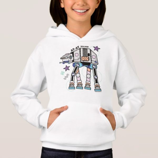 Retro Stylized AT-AT Walker Hoodie