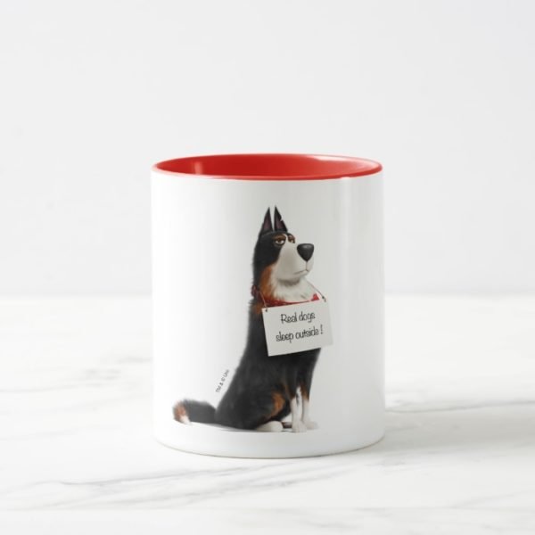 Rooster - Real Dogs Sleep Outside Mug