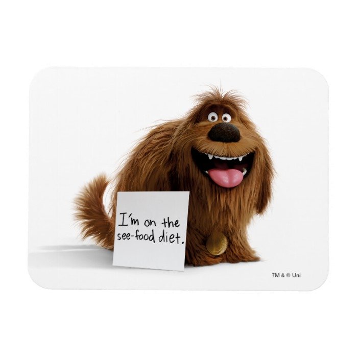 Secret Life of Pets | Duke See-Food Diet Magnet