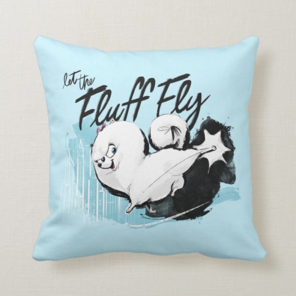 Secret Life of Pets - Gidget | Let the Fluff Fly Throw Pillow