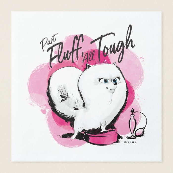 Secret Life of Pets - Gidget | Part Fluff Paper Dinner Napkin