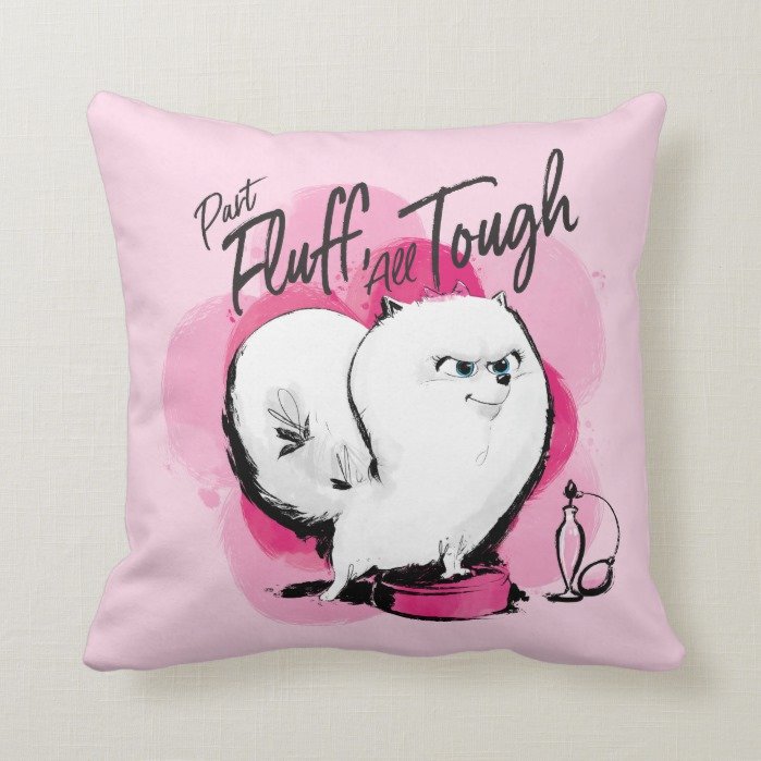 Secret Life of Pets - Gidget | Part Fluff Throw Pillow