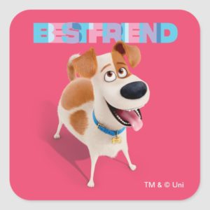 Secret Life of Pets - Max | Best Friend Square Sticker
