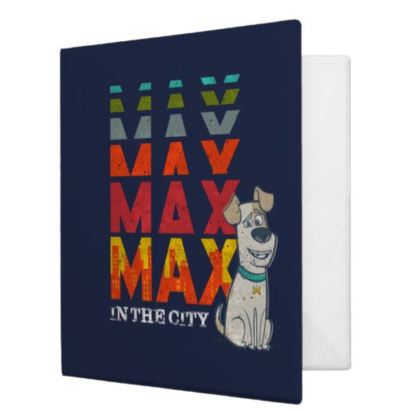 Secret Life of Pets - Max in the City 3 Ring Binder