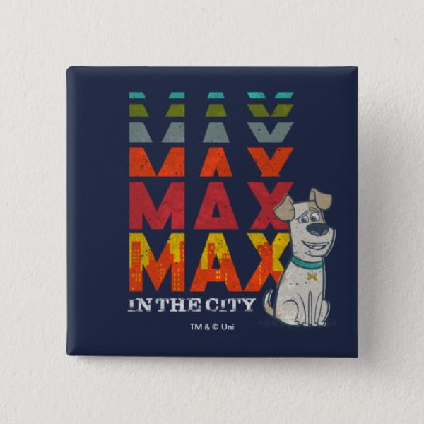 Secret Life of Pets - Max in the City Button