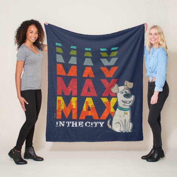 Secret Life of Pets - Max in the City Fleece Blanket