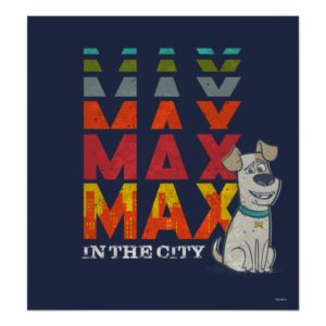 Secret Life of Pets - Max in the City Poster