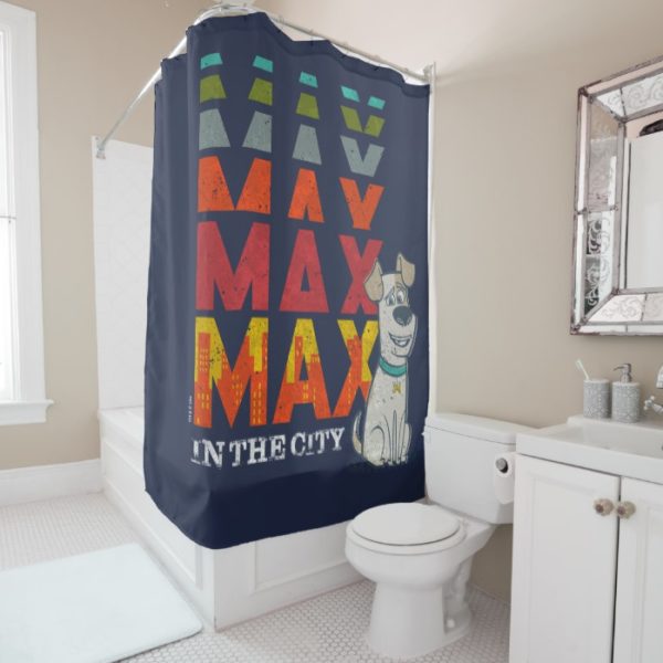 Secret Life of Pets - Max in the City Shower Curtain