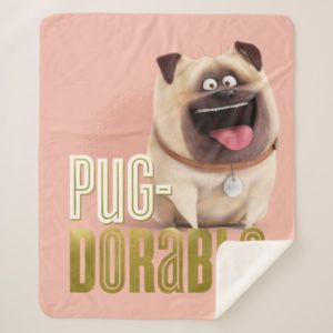 Secret Life of Pets - Mel | Pug-Dorable Sherpa Blanket