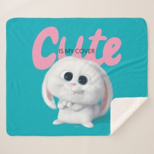 Secret Life of Pets - Snowball | Cute is My Cover Sherpa Blanket