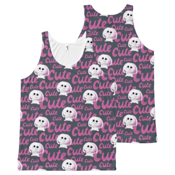Secret Life of Pets - Snowball Cute Pattern All-Over-Print Tank Top