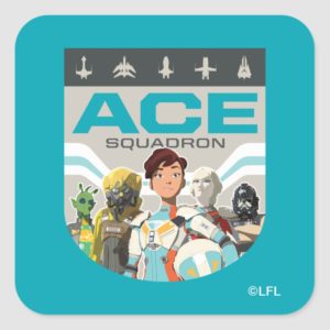 Star Wars Resistance | Ace Squadron Square Sticker