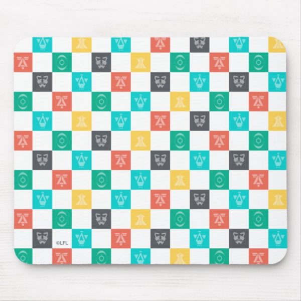 Star Wars Resistance | Aces Icon Checker Pattern Mouse Pad