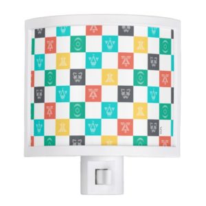 Star Wars Resistance | Aces Icon Checker Pattern Night Light