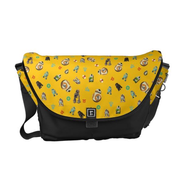Star Wars Resistance | Yellow Droids Pattern Courier Bag