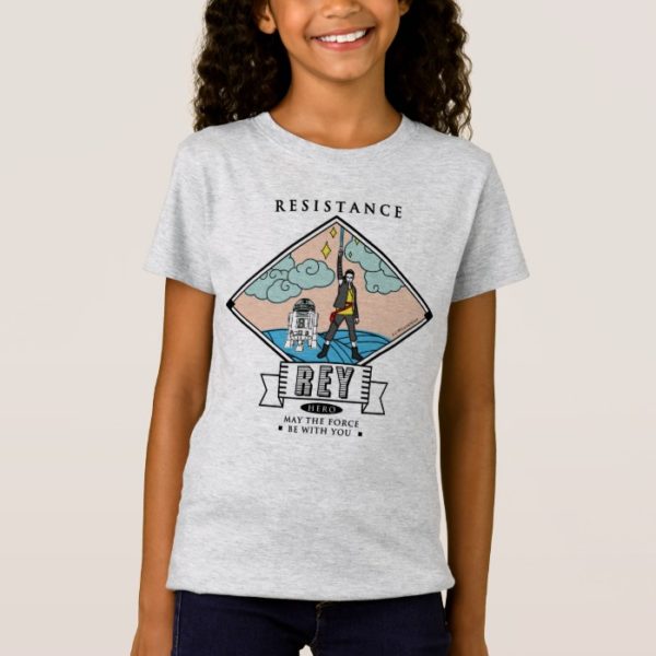Star Wars| Rey - Resistance Hero T-Shirt
