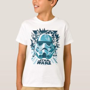 Stormtrooper Paper Cut-Out Collage T-Shirt