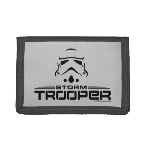 Stormtrooper Simplified Graphic Trifold Wallet