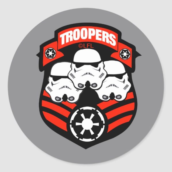 Stormtroopers Imperial Badge Classic Round Sticker